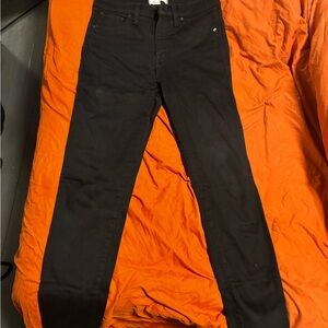 Madewell High Riser Black Skinny Jeans